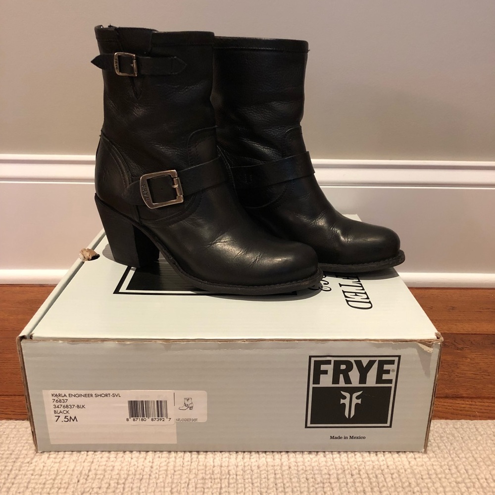 Frye Karla Engineer Short boot